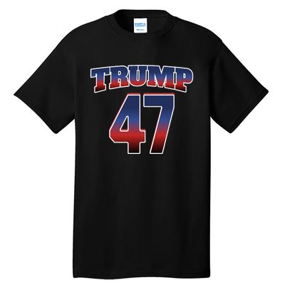 Trump 47 Patriotic Trump Won 2024 President Elect Usa Winner Tall T-Shirt