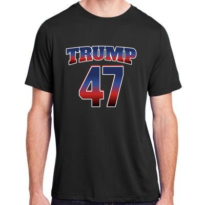 Trump 47 Patriotic Trump Won 2024 President Elect Usa Winner Adult ChromaSoft Performance T-Shirt