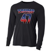 Trump 47 Patriotic Trump Won 2024 President Elect Usa Winner Cooling Performance Long Sleeve Crew