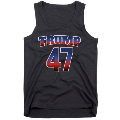 Trump 47 Patriotic Trump Won 2024 President Elect Usa Winner Tank Top