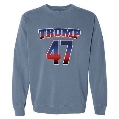 Trump 47 Patriotic Trump Won 2024 President Elect Usa Winner Garment-Dyed Sweatshirt