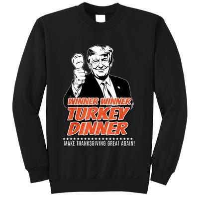 Trump 47th President Thanksgiving Winner Turkey Dinner Sweatshirt