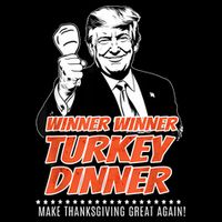 Trump 47th President Thanksgiving Winner Turkey Dinner Flatbill Hat