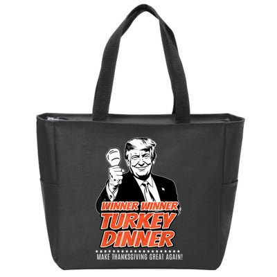 Trump 47th President Thanksgiving Winner Turkey Dinner Zip Tote Bag