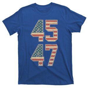 Trump 47th President 45 47 Gift T-Shirt