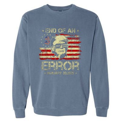 Trump 47th President Inauguration Day January 2025 Patriotic Garment-Dyed Sweatshirt