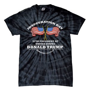 Trump 47th President Of United States Inauguration Day Tie-Dye T-Shirt