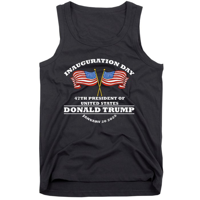 Trump 47th President Of United States Inauguration Day Tank Top