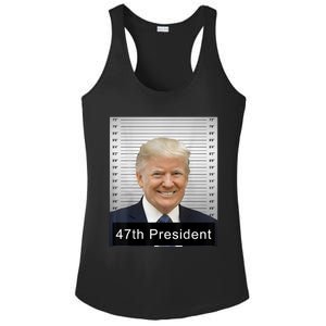 Trump 47th President 2024 Trump Mugshot Ladies PosiCharge Competitor Racerback Tank