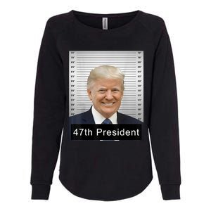 Trump 47th President 2024 Trump Mugshot Womens California Wash Sweatshirt