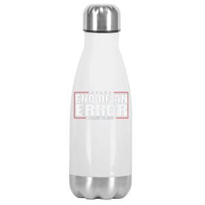 Trump 47th President Inauguration Day January 2025 Patriotic Stainless Steel Insulated Water Bottle