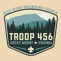 Troop 456 Rocky Mount Logo Class Drawstring Bag