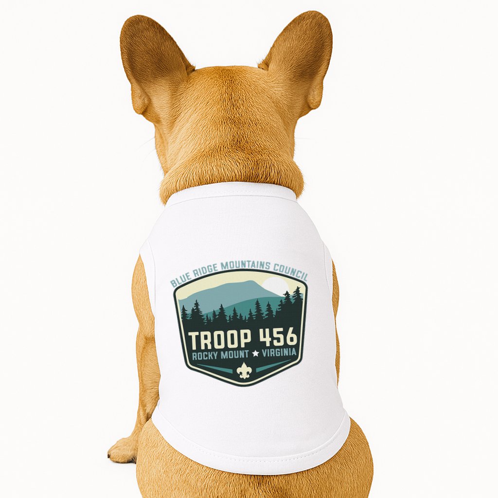 Troop 456 Rocky Mount Logo Class Doggie Tank