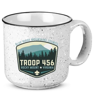 Troop 456 Rocky Mount Logo Class 15oz Campfire Ceramic Mug