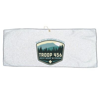 Troop 456 Rocky Mount Logo Class Large Microfiber Waffle Golf Towel