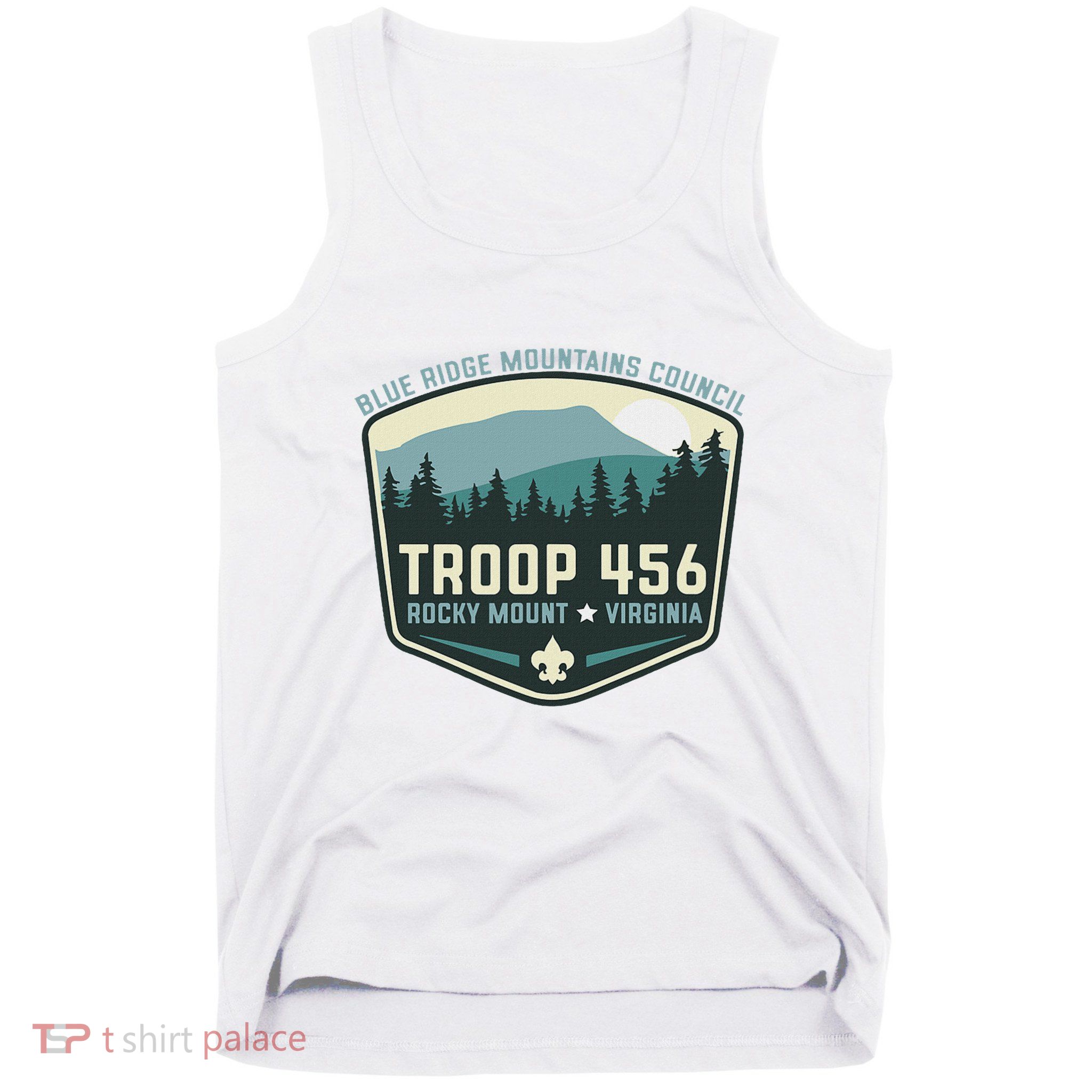 Troop 456 Rocky Mount Logo Class Tank Top