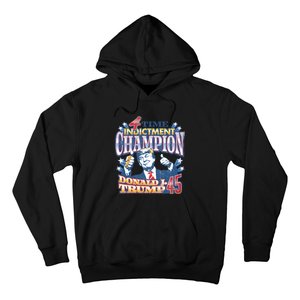 Trump 4 Time Indictment Champion Champ Not Guilty 2024 Hoodie