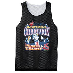 Trump 4 Time Indictment Champion Champ Not Guilty 2024 Mesh Reversible Basketball Jersey Tank