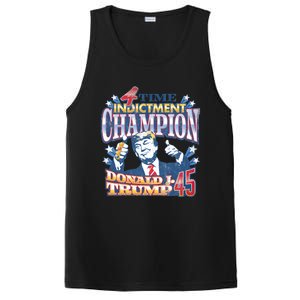 Trump 4 Time Indictment Champion Champ Not Guilty 2024 PosiCharge Competitor Tank