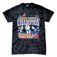 Trump 4 Time Indictment Champion Champ Not Guilty 2024 Tie-Dye T-Shirt