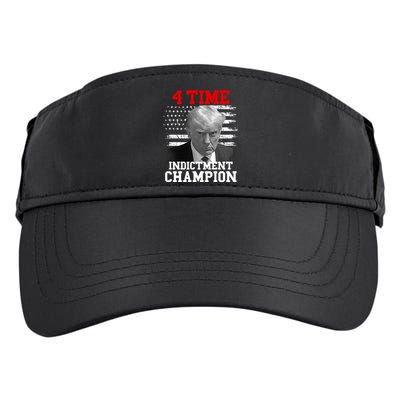 Trump 4 Time Indictment Champion Adult Drive Performance Visor