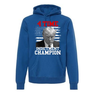 Trump 4 Time Indictment Champion Premium Hoodie