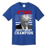 Trump 4 Time Indictment Champion Kids T-Shirt