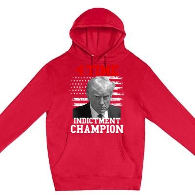 Trump 4 Time Indictment Champion Premium Pullover Hoodie