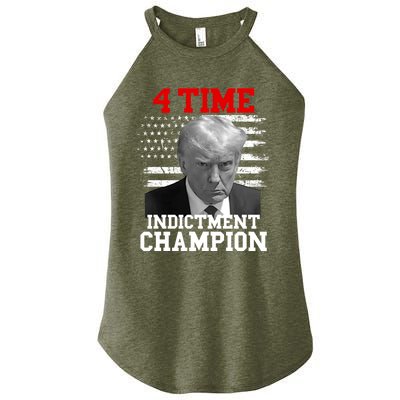 Trump 4 Time Indictment Champion Women’s Perfect Tri Rocker Tank