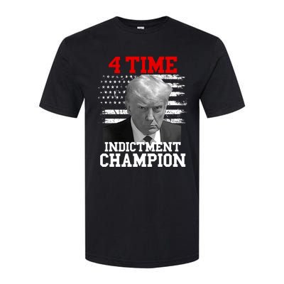 Trump 4 Time Indictment Champion Softstyle CVC T-Shirt