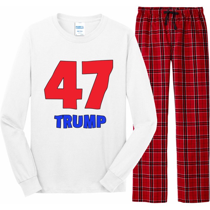 Trump 47 Trump Long Sleeve Pajama Set