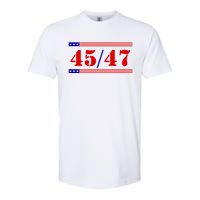 Trump 45/47 Trump 45 47 2024 Trump 2024 Softstyle CVC T-Shirt