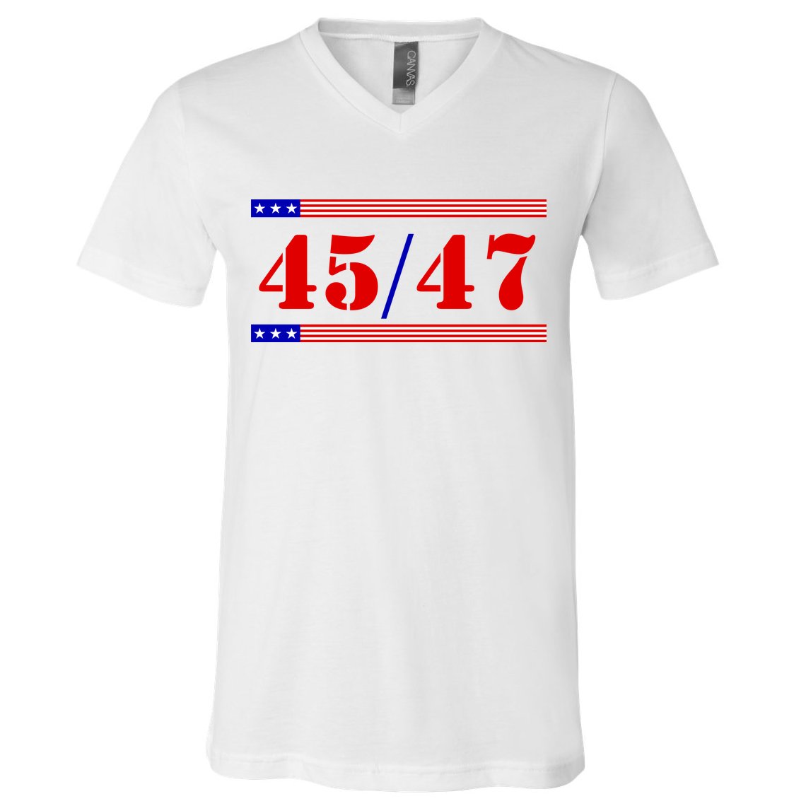 Trump 45/47 Trump 45 47 2024 Trump 2024 V-Neck T-Shirt