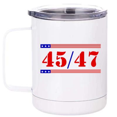 Trump 45/47 Trump 45 47 2024 Trump 2024 12 oz Stainless Steel Tumbler Cup