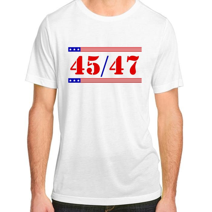 Trump 45/47 Trump 45 47 2024 Trump 2024 Adult ChromaSoft Performance T-Shirt