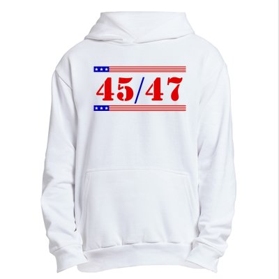 Trump 45/47 Trump 45 47 2024 Trump 2024 Urban Pullover Hoodie