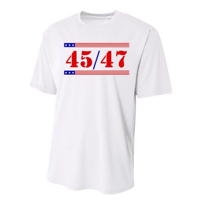 Trump 45/47 Trump 45 47 2024 Trump 2024 Performance Sprint T-Shirt