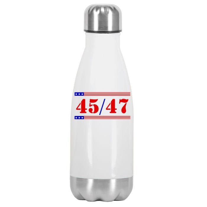 Trump 45/47 Trump 45 47 2024 Trump 2024 Stainless Steel Insulated Water Bottle