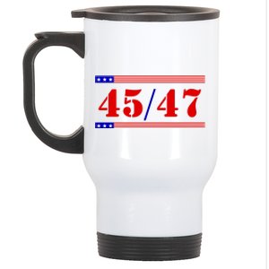 Trump 45/47 Trump 45 47 2024 Trump 2024 Stainless Steel Travel Mug