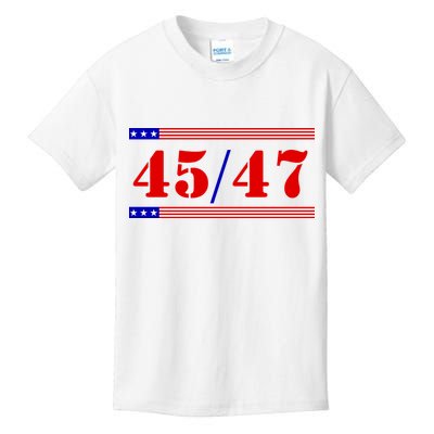 Trump 45/47 Trump 45 47 2024 Trump 2024 Kids T-Shirt