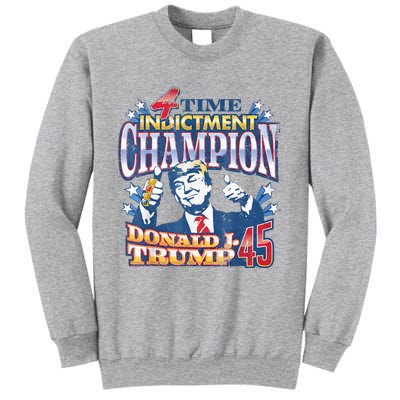 Trump 4 Time Indictment Champion Champ Not Guilty 2024 Sweatshirt