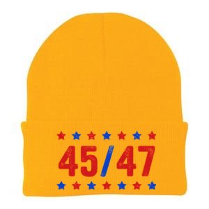 Trump 45/47 Trump 45 47 2024 Trump 2024 Knit Cap Winter Beanie