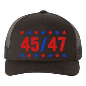 Trump 45/47 Trump 45 47 2024 Trump 2024 Yupoong Adult 5-Panel Trucker Hat