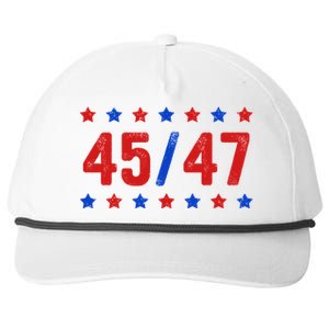 Trump 45/47 Trump 45 47 2024 Trump 2024 Snapback Five-Panel Rope Hat