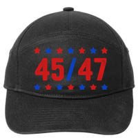 Trump 45/47 Trump 45 47 2024 Trump 2024 7-Panel Snapback Hat