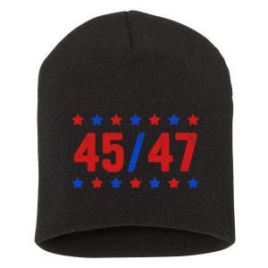 Trump 45/47 Trump 45 47 2024 Trump 2024 Short Acrylic Beanie