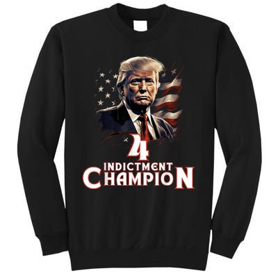 Trump 4 Time Indictment Champion Champ Not Guilty 2024 Sweatshirt