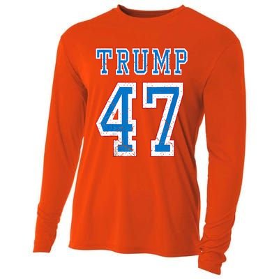 Trump 47 Th President America 2024 Election Cooling Performance Long Sleeve Crew