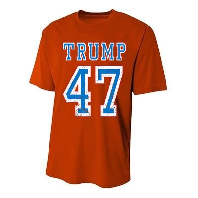 Trump 47 Th President America 2024 Election Performance Sprint T-Shirt