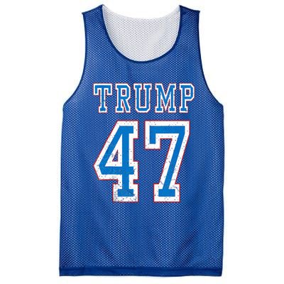 Trump 47 Th President America 2024 Election Mesh Reversible Basketball Jersey Tank